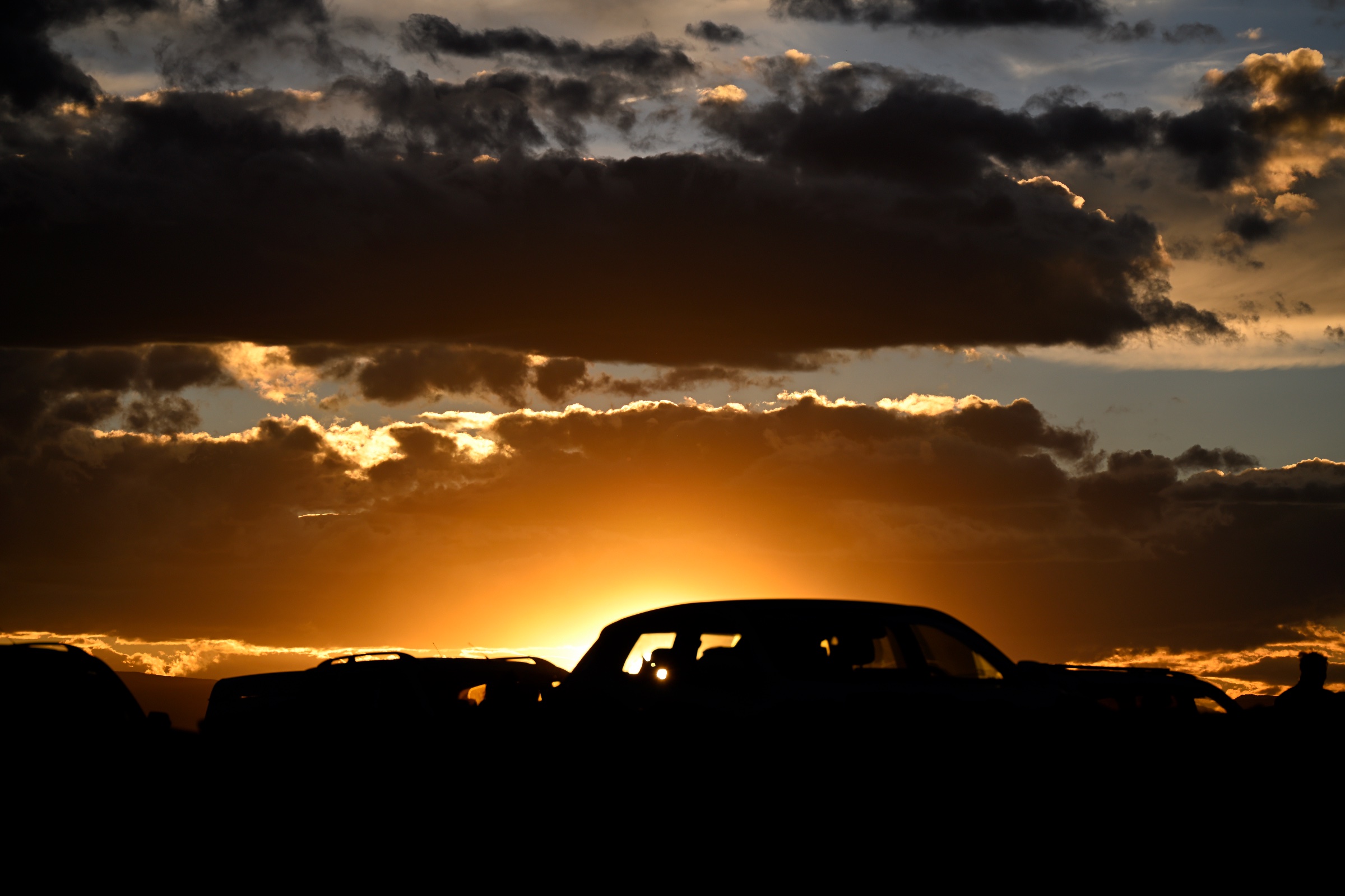The silhouette of a time